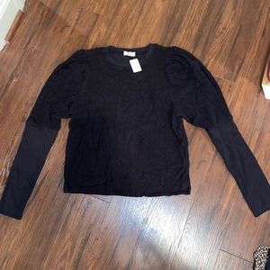 Goldie long sleeve black shirt